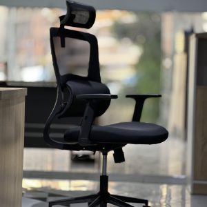 Chaise opérateur ergonomique avec appui-tête – Image 1