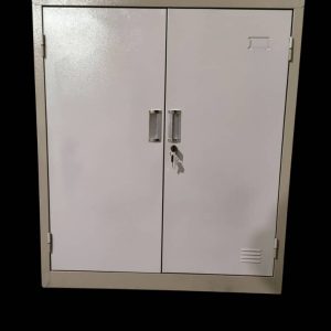 Armoire Métallique Basse à 2 Portes Battantes