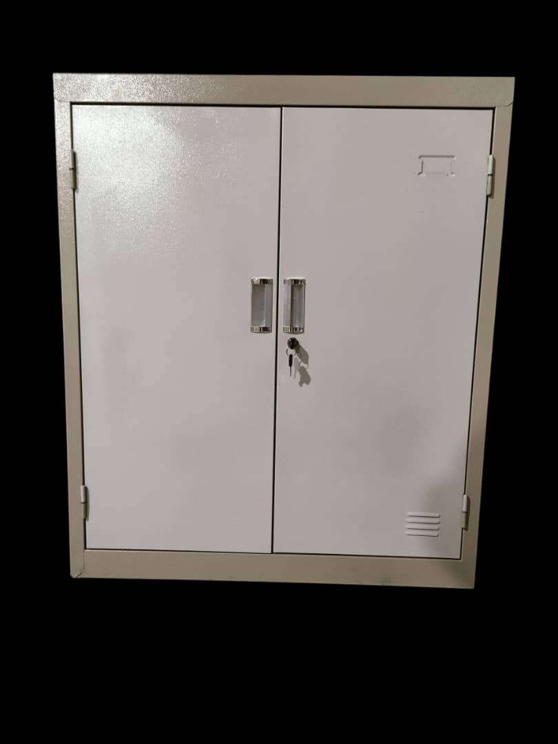 Armoire Métallique Basse à 2 Portes Battantes – Image 1